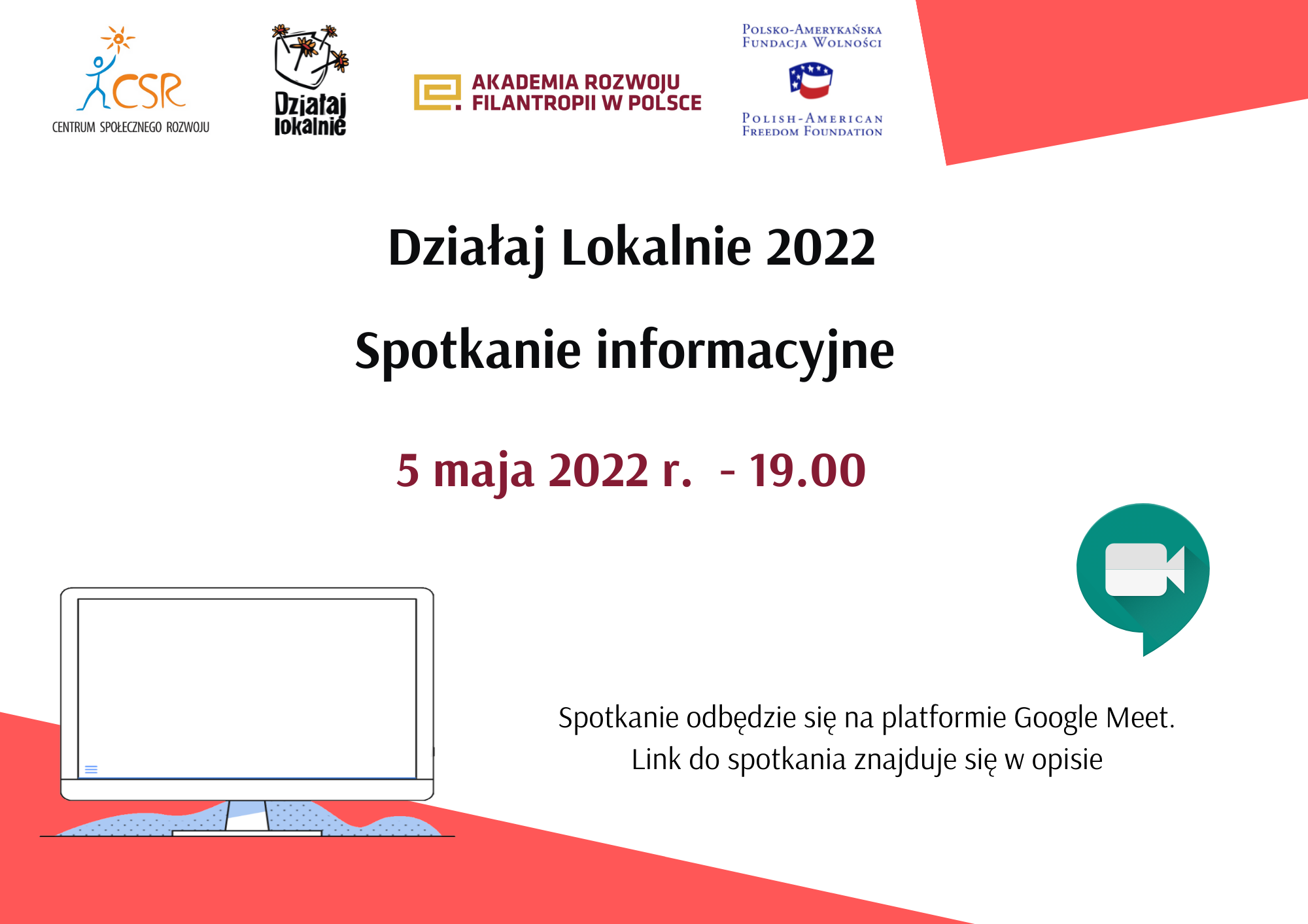 Spotkanie informacyjne - program Działaj Lokalnie
